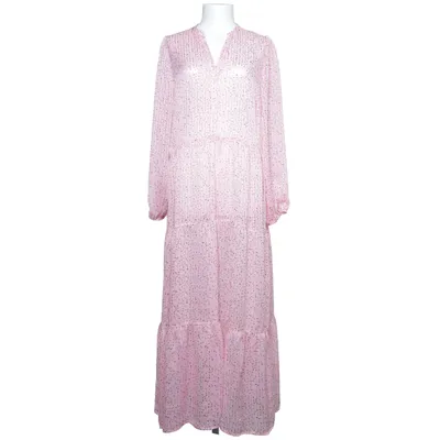 Maxi jurk (Roze, Meerkleurig) van Neo Noir Polyester