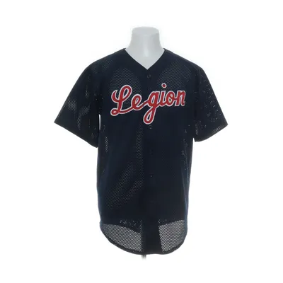 Baseballtrøje (Blå, Rød, Hvid) fra Teamwork Polyester
