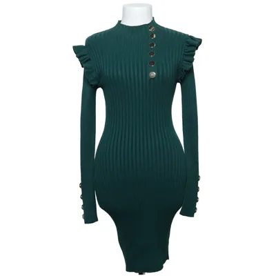 Turtleneck kjole (Grøn) fra Moocci Nylon, Viscose