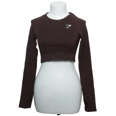 Træningstop (Brun) fra Gymshark Elastan, Polyamid, Polyester