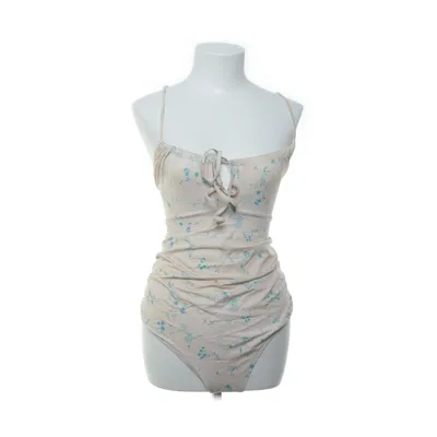 Badpak (Beige, Blauw) van Samsøe & Samsøe Elastaan, Polyamide, Gerecycled polyester
