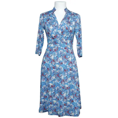 Klänning (Blå, Flerfärgad) från Stockholms Klänningsfabrik Elastan, Polyester