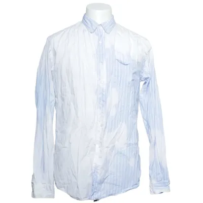 Buttondown-skjorta (Blå, Vit) från Schnayderman's Bomull