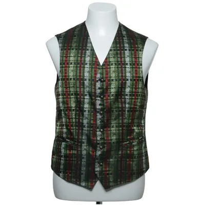 Kostymväst (Grön, Röd, Flerfärgad) från H. Moser Acetat, Polyester, Viskos