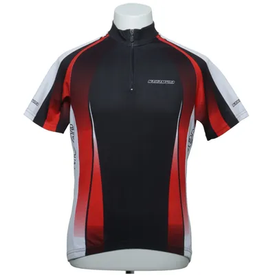 Wielershirt (Zwart, Rood, Wit) van Nakamura Polyester