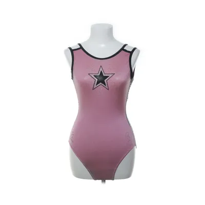 Gymnastikdräkt (Rosa, Svart) från Milano Elastan, Nylon, Polyester