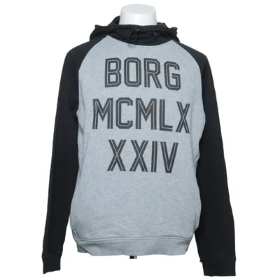 Sweat à capuche (Gris, Noir) de Björn Borg Coton, Polyester