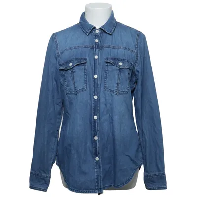 Denim blouse (Blauw) van Jobeline Katoen