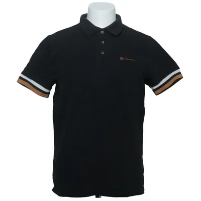 Poloshirt (Zwart) van Ben Sherman Katoen
