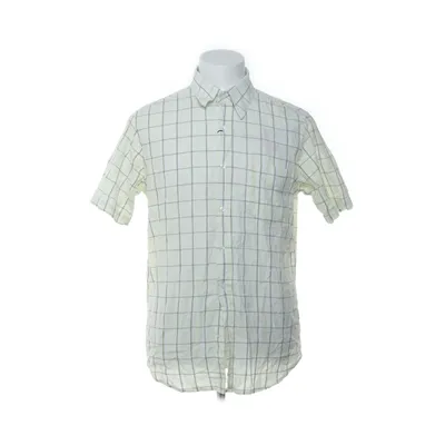 Short sleeve shirt (White, Green) from Cool Blue Company Cotton