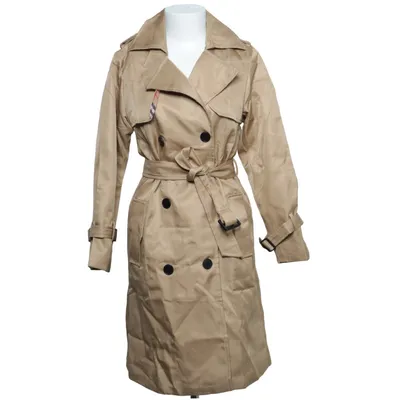 Trenchcoat (Beige) från Jiepotu