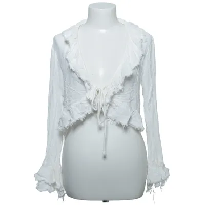 Cardigan (Blanc) de Zara Coton, Viscose