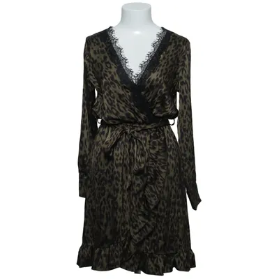 Wrap dress (Green, Black) from Buch Copenhagen Cotton, Polyester
