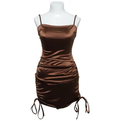 Jurk (Bruin) van Misspap Elastaan, Polyester
