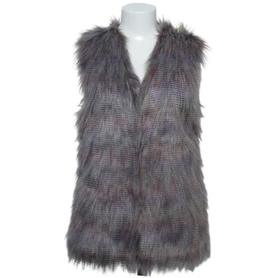 Ytterväst (Grå, Flerfärgad) från Urban Mist Pälsimitation, Polyester