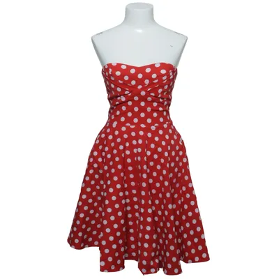 Jurk (Rood, Wit) van Dolly and Dotty Katoen, Elastaan