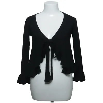 Wrap blouse (Black) from Smooph Elastane, Viscose