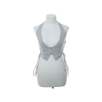 Halter neck top (Gray) from Missy Empire