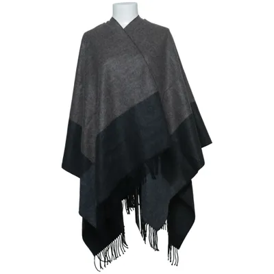 Poncho (Grijs, Beige) van Lisa Tossa