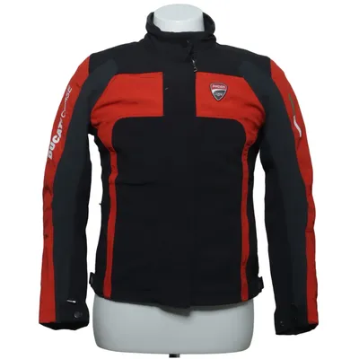 Motorcycle jacket (Black, Red) from Ducati Elastane, Nylon, Polyester, Polyurethane