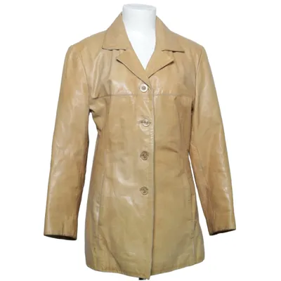 Läderkappa (Beige) från Saki