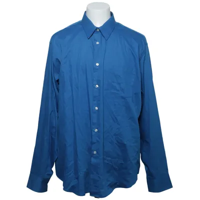 Shirt (Blue) from Geoffrey Beene Cotton, Polyester