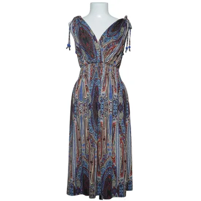 Jurk (Blauw, Meerkleurig) van Dodo Polyester