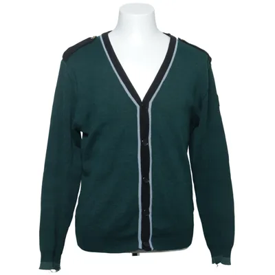 Cardigan (Green, Black) from Wenaas Acrylic, Merino wool
