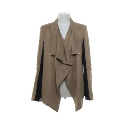 Jacket (Beige, Black) from Best Emilie Polyester, Polyurethane