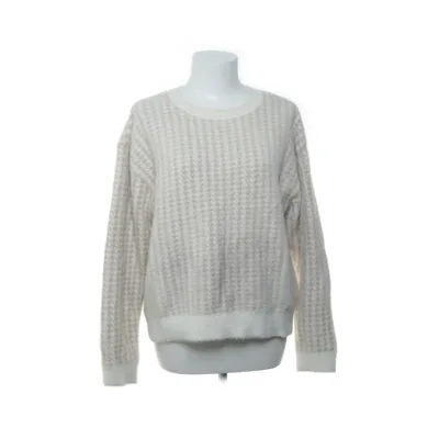 Trui (Beige, Wit) van Mango Casual Katoen, Polyamide, Polyester, Viscose
