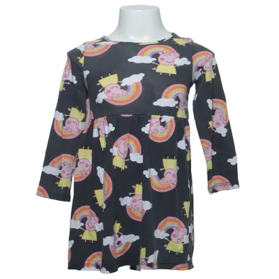 Klänning (Grå, Flerfärgad) från H&M x Peppa Pig Bomull