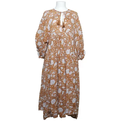 Robe longue (Marron, Blanc) de Hazel