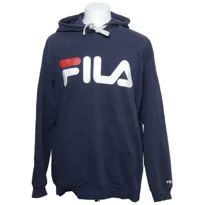 Hoodie (Blue, Red, White) from Fila Cotton, Polyester