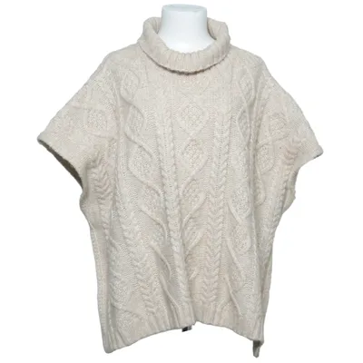 Pull sans manches (Beige) de Summum Acrylique, Polyamide, Polyester, Laine