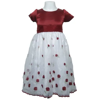 Flower girl dress (Red, White) from Huada
