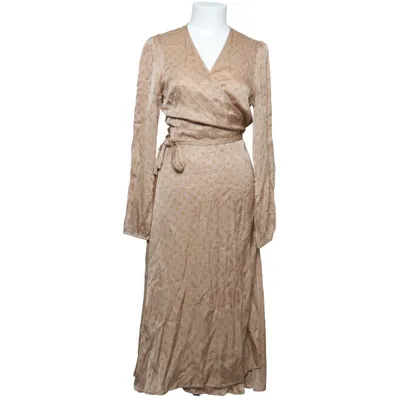 Slå-om-kjole (Beige) fra Second Female Viscose