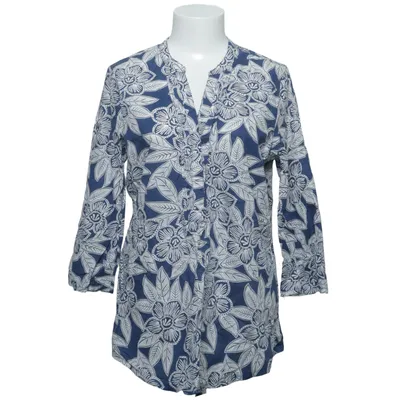Blouse (Blue, White) from S.T.I Cotton