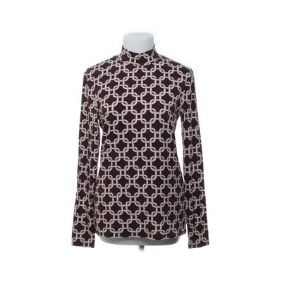 Blus (Röd, Beige) från Hallhuber Elastan, Viskos