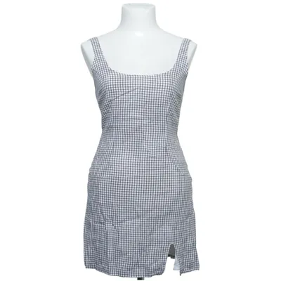 Dress (White, Black) from Abercrombie & Fitch Linen, Viscose