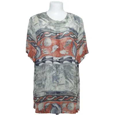 Short sleeve shirt (Red, Gray, White, Blue) from Tru Viscose