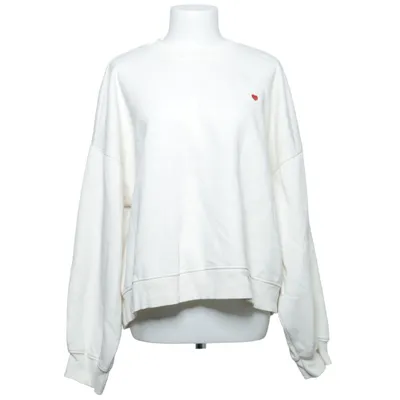 Sweatshirt (Blanc) de Stronger Coton biologique, Polyester recyclé
