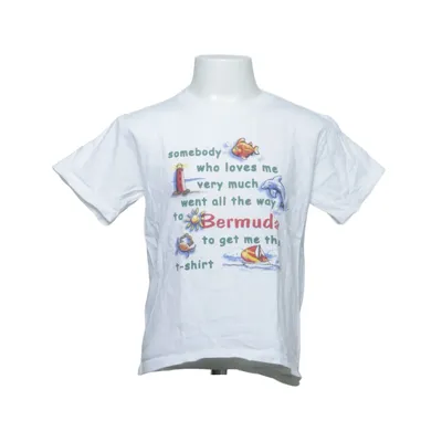 T-shirt (Wit, Meerkleurig) van Delta Pro Weight Katoen