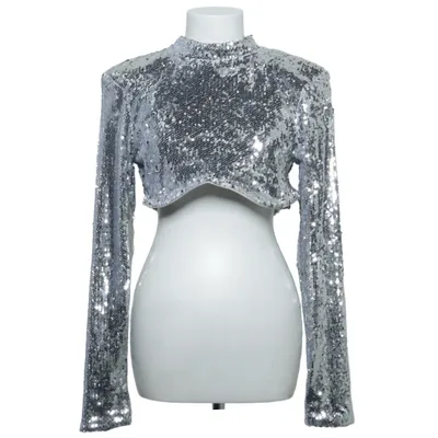 Crop top (Argent) de NA-KD Polyester