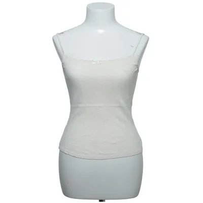 Débardeur (Blanc) de Sézane Élasthane, Coton biologique, Polyamide