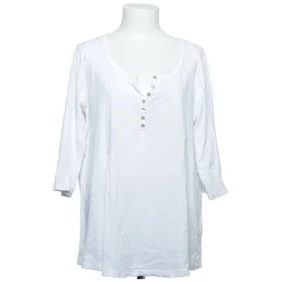 Henley T-shirt (Hvid) fra L.O.G.G by H&M Bomuld