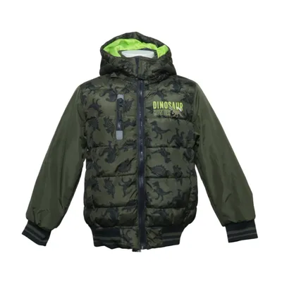 Veste d'hiver (Vert, Jaune) de Kiki & Koko Élasthane, Polyester