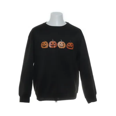 Sweatshirt (Zwart, Oranje) Polyester