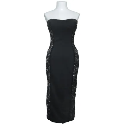 Jurk (Zwart, Wit) van Jane Norman Elastaan, Polyester