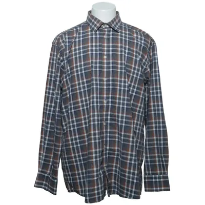 Flanellskjorta (Blå, Brun, Vit) från Garant Bomull, Polyester