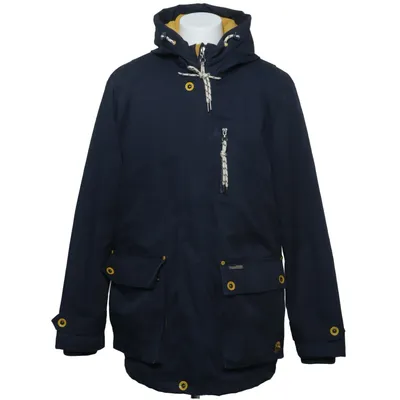 Parka (Blauw, Geel) van Schmuddelwedda Acryl, Katoen, Polyester